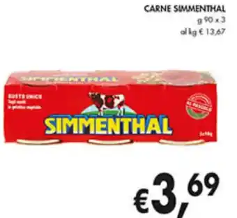 Coal CARNE SIMMENTHAL g 90 x 3 offerta