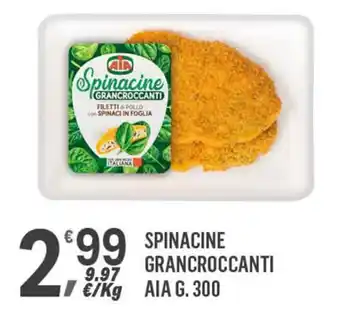 Supermercati Dok SPINACINE GRANCROCCANTI AIA G. 300 offerta