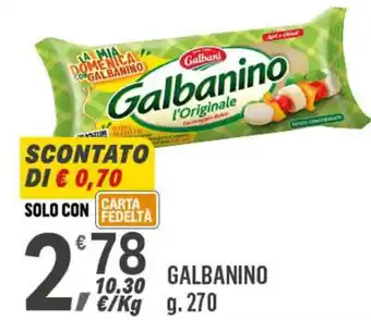 Supermercati Dok GALBANINO g.270 offerta