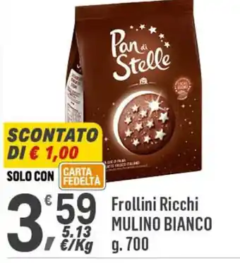 Supermercati Dok Frollini Ricchi MULINO BIANCO g.700 offerta
