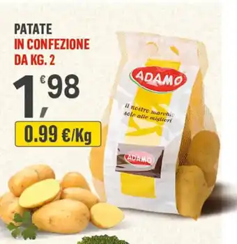 Supermercati Dok PATATE IN CONFEZIONE DA KG. 2 offerta