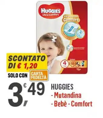Supermercati Dok HUGGIES Mutandina, Bebè, Comfort offerta