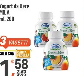 Supermercati Dok Yogurt da Bere MILA ml. 200 offerta