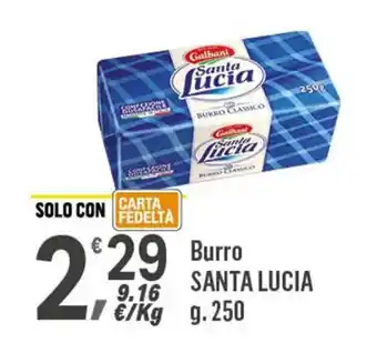 Supermercati Dok Burro SANTA LUCIA g.250 offerta