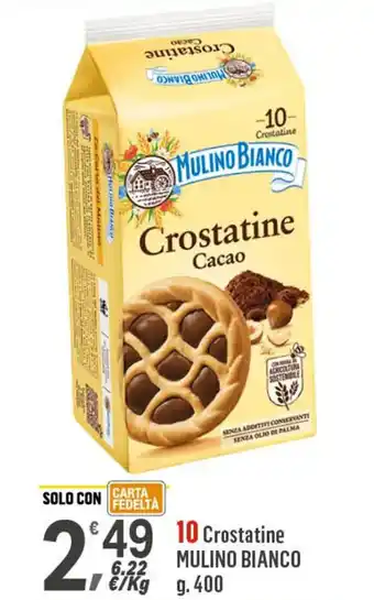 Supermercati Dok 10 Crostatine MULINO BIANCO g.400 offerta