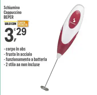 Supermercati Dok Schiumino Cappuccino BEPER offerta