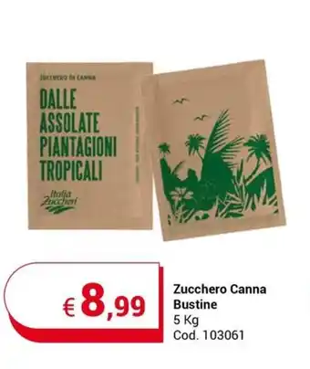 Centro Cash Zucchero Canna Bustine 5 Kg offerta