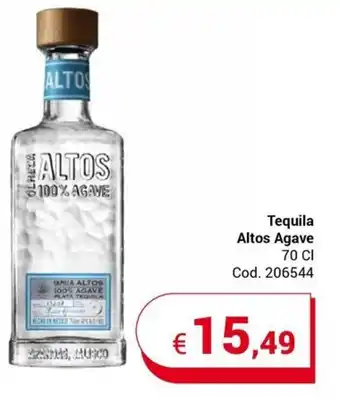 Centro Cash Tequila Altos Agave 70 CI offerta