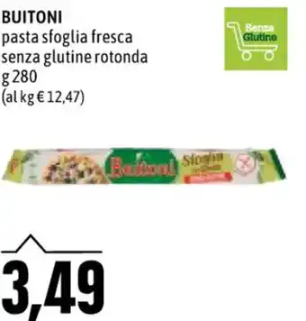 Emi Supermercati BUITONI pasta sfoglia fresca senza glutine rotonda g 280 offerta