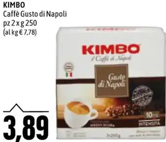 Emi Supermercati KIMBO Caffè Gusto di Napoli pz 2 x g 250 offerta