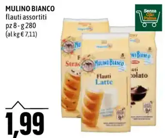 Emi Supermercati MULINO BIANCO flauti assortiti pz 8 - g 280 offerta