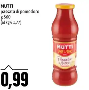 Emi Supermercati MUTTI passata di pomodoro g 560 offerta
