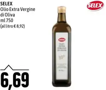 Emi Supermercati SELEX Olio Extra Vergine di Oliva ml 750 offerta