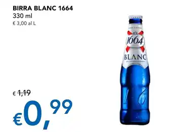 Migross Supermercati e Market BIRRA BLANC 1664 330 ml offerta