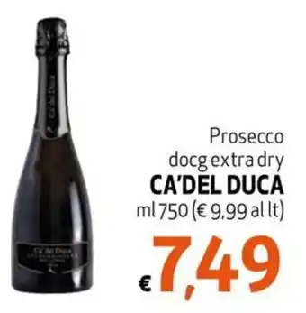 Prosecco docg extra dry CA'DEL DUCA ml 750