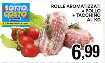 Gecop Rollè Aromatizzati Pollo/Tacchino al kg offerta