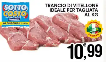 Gecop Trancio di Vitellone Ideale per Tagliata al kg offerta