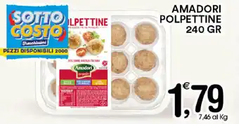 Gecop Amadori Polpettine 240gr offerta