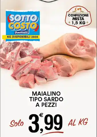 Maialino Tipo Sardo a Pezzi 1,5kg