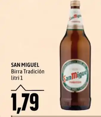 Emi Supermercati SAN MIGUEL Birra Tradición litri 1 offerta