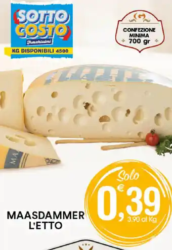 Gecop Maasdammer l'etto 700gr offerta