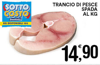 Gecop Trancio di Pesce Spada al kg offerta