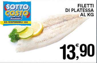 Gecop Filetti di Platessa al kg offerta