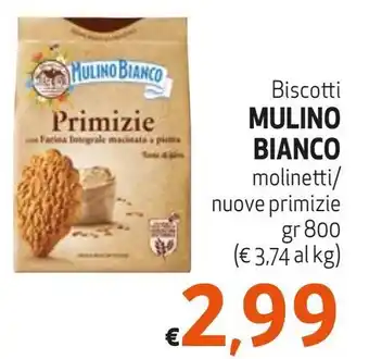 Maxi Family Biscotti MULINO BIANCO molinetti/ nuove primizie gr 800 offerta