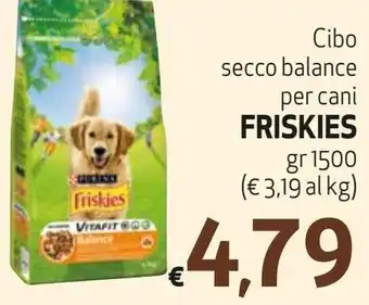 Cibo secco balance per cani FRISKIES gr 1500