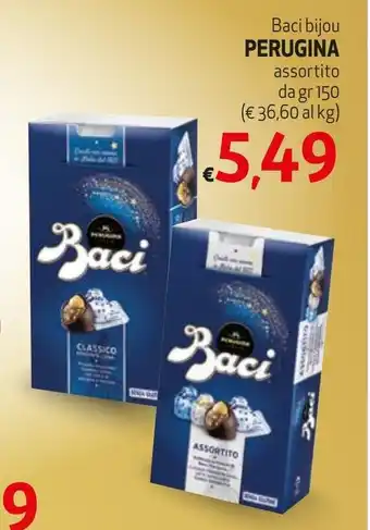 Baci bijou PERUGINA assortito da gr 150