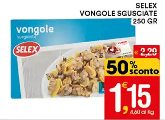 Selex Vongole Sgusciate 250gr