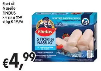 èccoMI Fiori di Nasello FINDUS x5 pz g 250 offerta