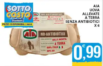 Gecop Aia Uova Allevate A Terra senza antibiotici x 6 offerta