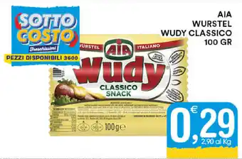 Gecop Aia Wurstel Wudy Classico 100gr offerta