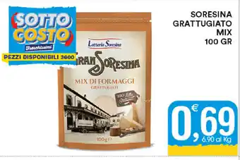 Gecop Soresina Grattugiato Mix 100gr offerta