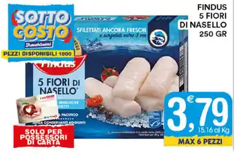 Gecop Findus 5 Fiori di Nasello 250gr offerta
