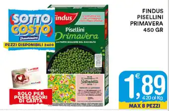 Findus Pisellini Primavera 450gr