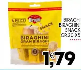 Enne Market BIRAGHI BIRAGHINI SNACK GR.20 X5 offerta