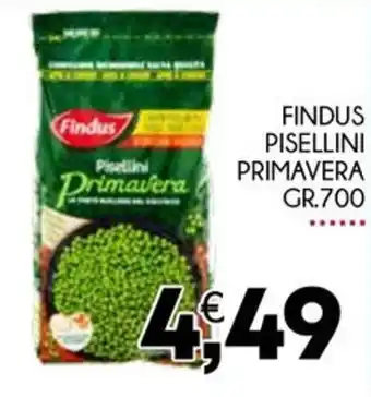 Enne Market FINDUS PISELLINI PRIMAVERA GR.700 offerta