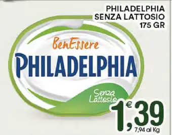 Gecop Philadelphia senza lattosio 175gr offerta