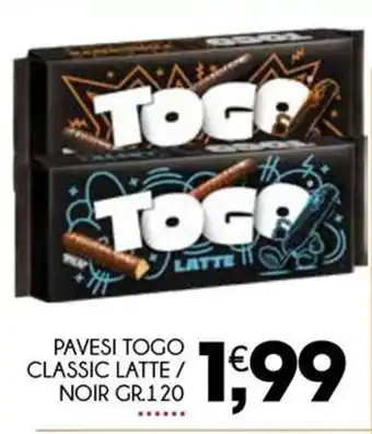 Enne Market PAVESI TOGO CLASSIC LATTE / NOIR GR.120 offerta