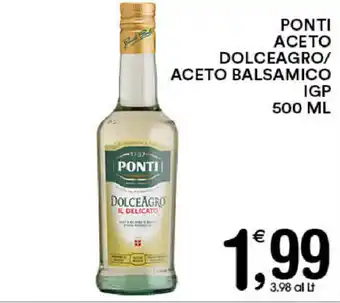 Gecop Ponti Aceto Dolceagro/Aceto Balsamico IGP 500ml offerta