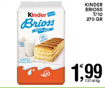 Gecop Kinder Brioss T/10 270gr offerta