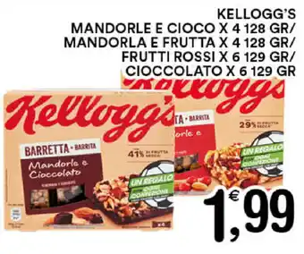 Gecop Kellogg's Mandorle e Ciocco x 4 128gr offerta