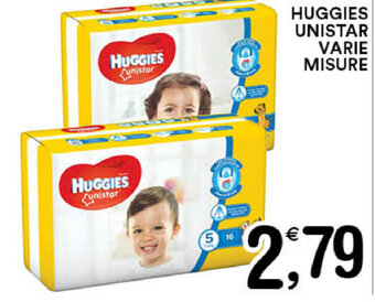 Gecop Huggies Unistar varie misure offerta