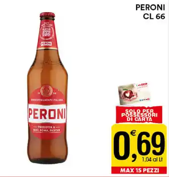 Gecop Peroni 66cl offerta