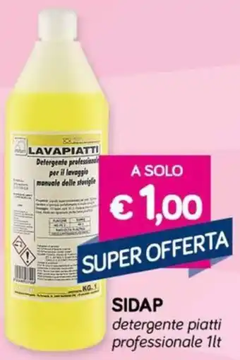 Il Tulipano SIDAP detergente piatti professionale 1lt offerta