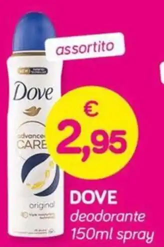 Il Tulipano DOVE deodorante 150ml spray offerta