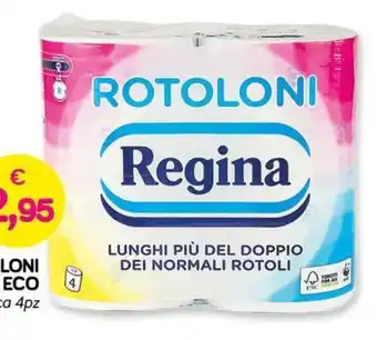 Il Tulipano ROTOLONI REGINA O ECO carta igienica 4pz offerta