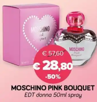 MOSCHINO PINK BOUQUET EDT donna 50ml spray